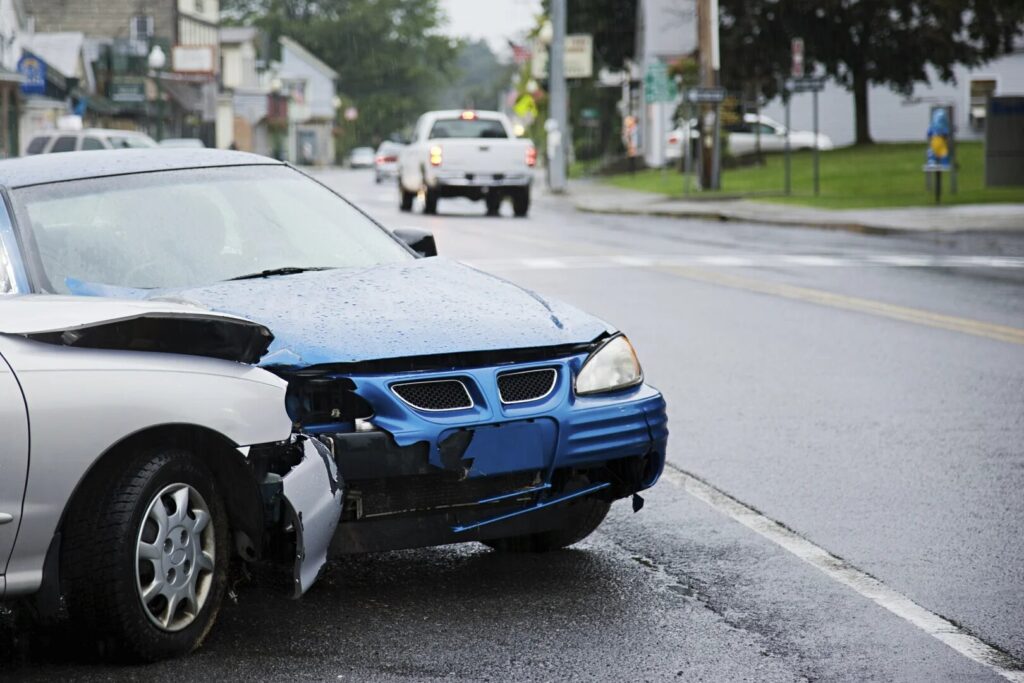 Lyft accident attorney Opelousas rideshare vehicle on street