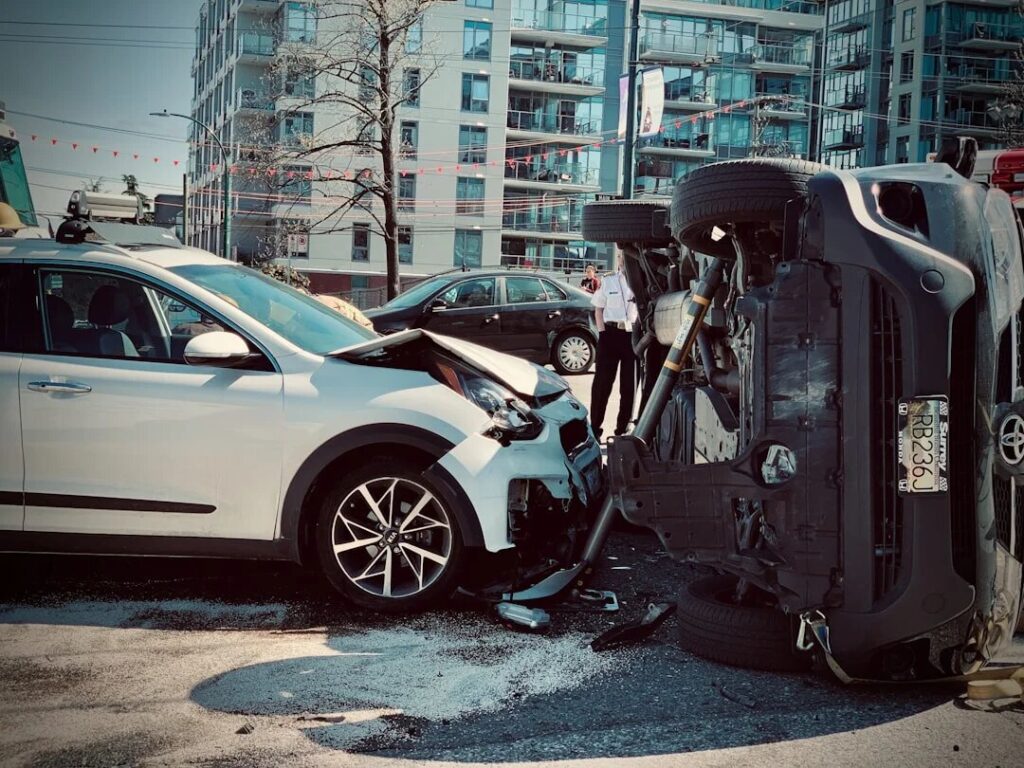 Uber accident attorney Baton Rouge busy intersection