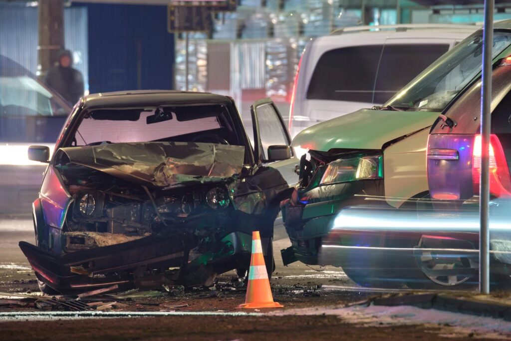 Baton Rouge trucking victim crash scene on Louisiana highway