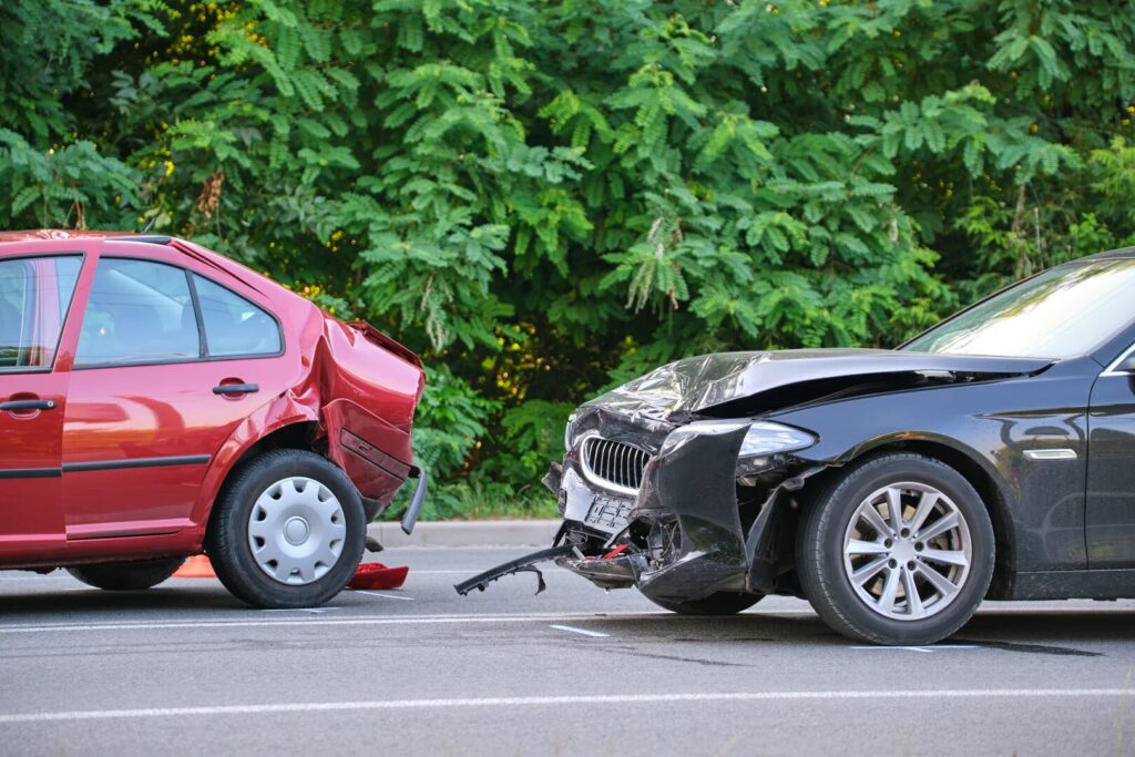 photorealistic rural car accident in St. Landry Parish